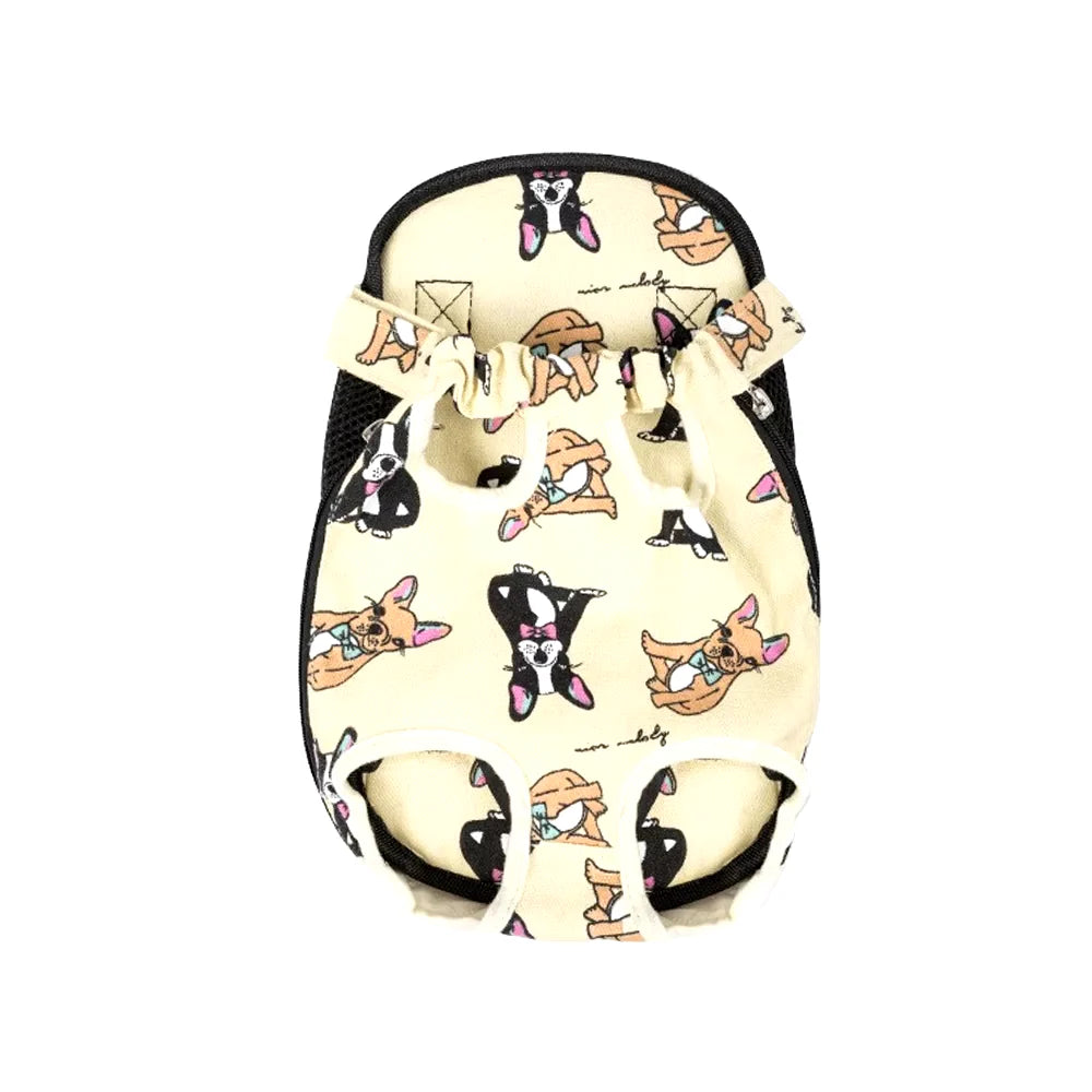 Adjustable Dual-Shoulder Pet Carrier Backpack for Outdoor Travel and Camping