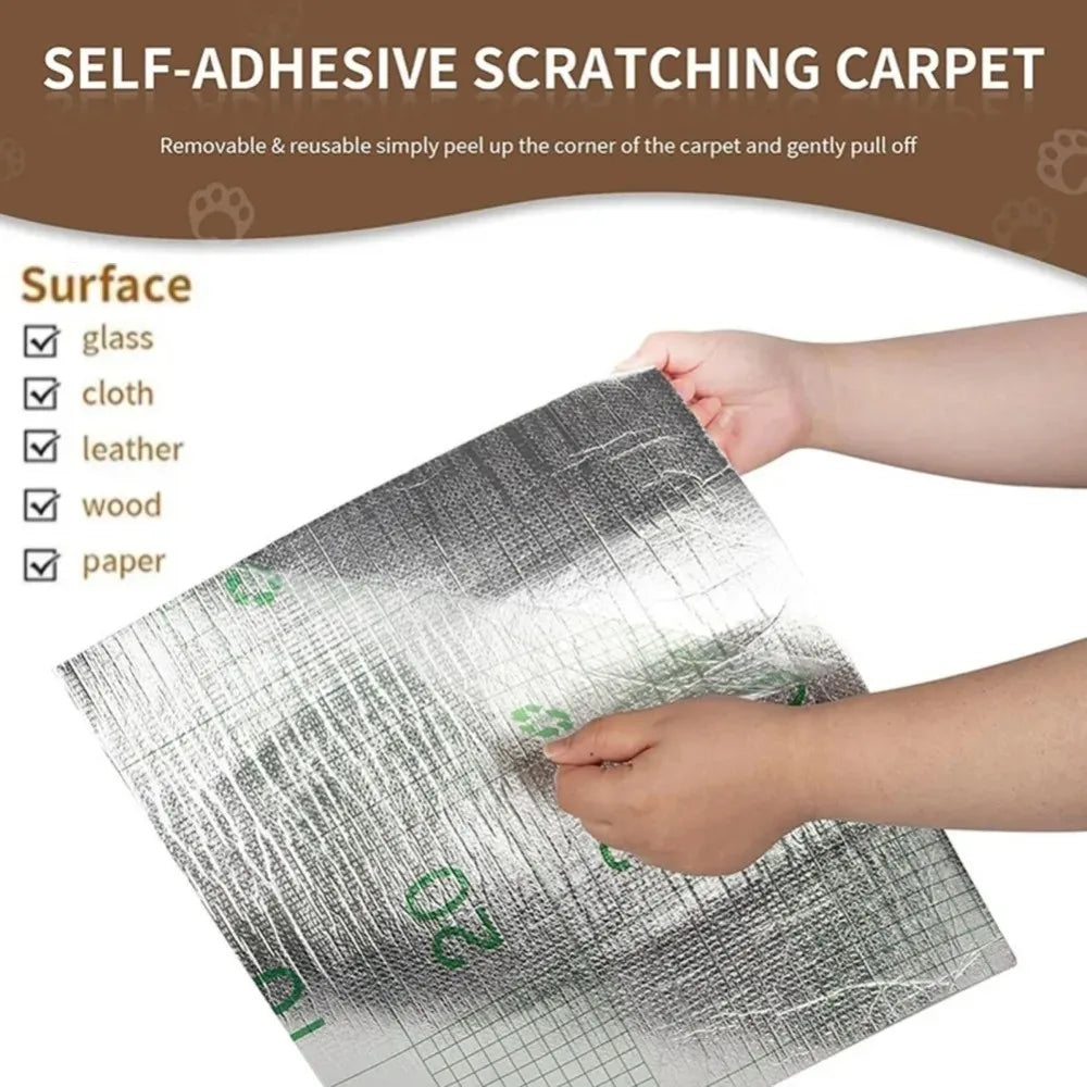 Self-Adhesive Cat Scratching Mat Sofa Furniture Protector