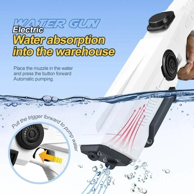 Electric Automatic Water Storage Gun Toys 