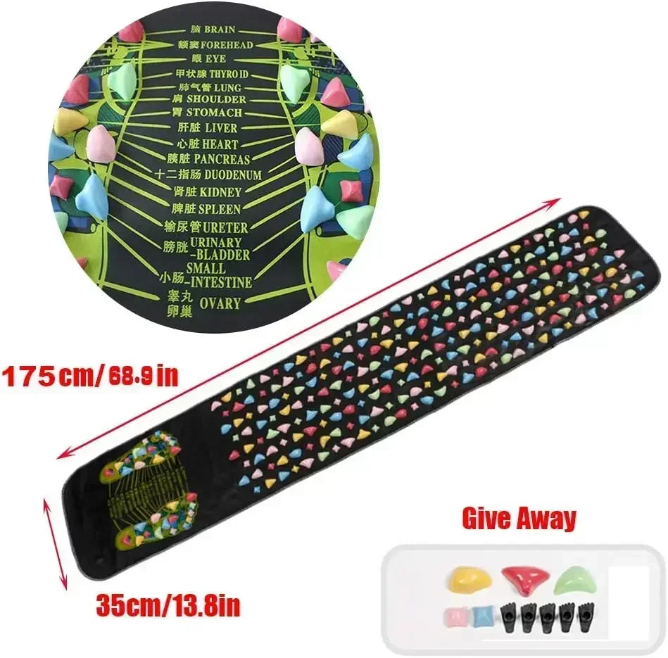 Foot Massage Pad with Finger Pressure Plate 