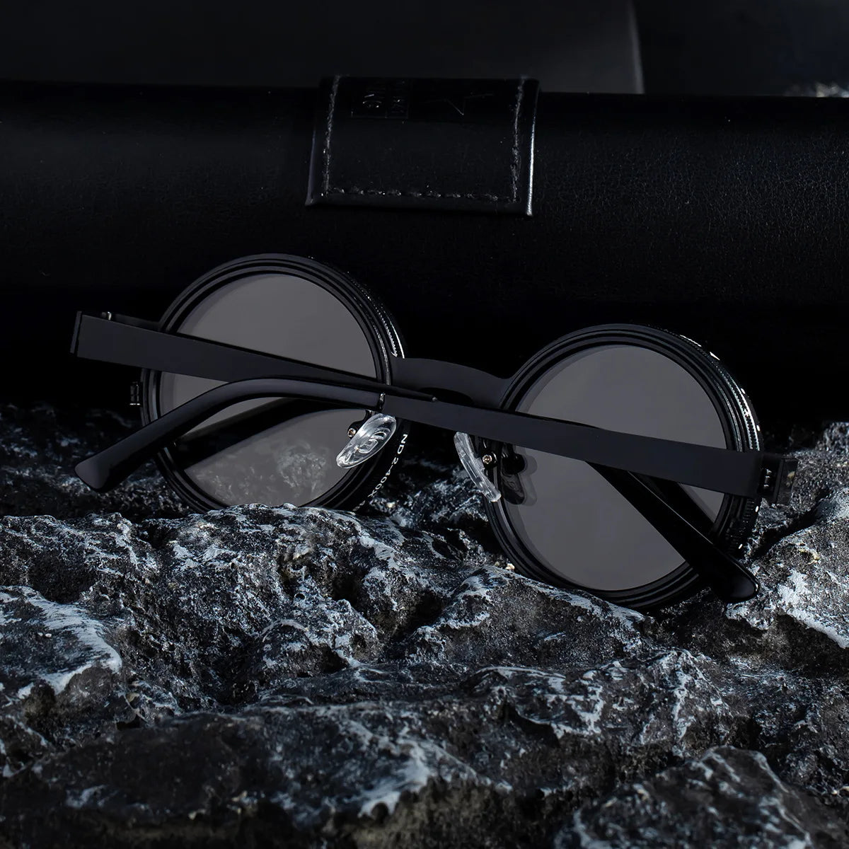 9 Level Adjustable Dimming Polarized Sunglasses Men & Women round Glasses 