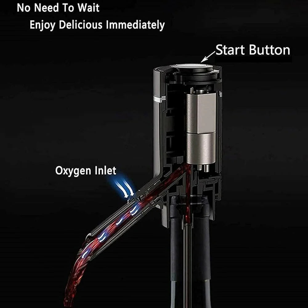 Electric Wine Aerator and Dispenser Automatic Wine Pourer with Touch Button Control