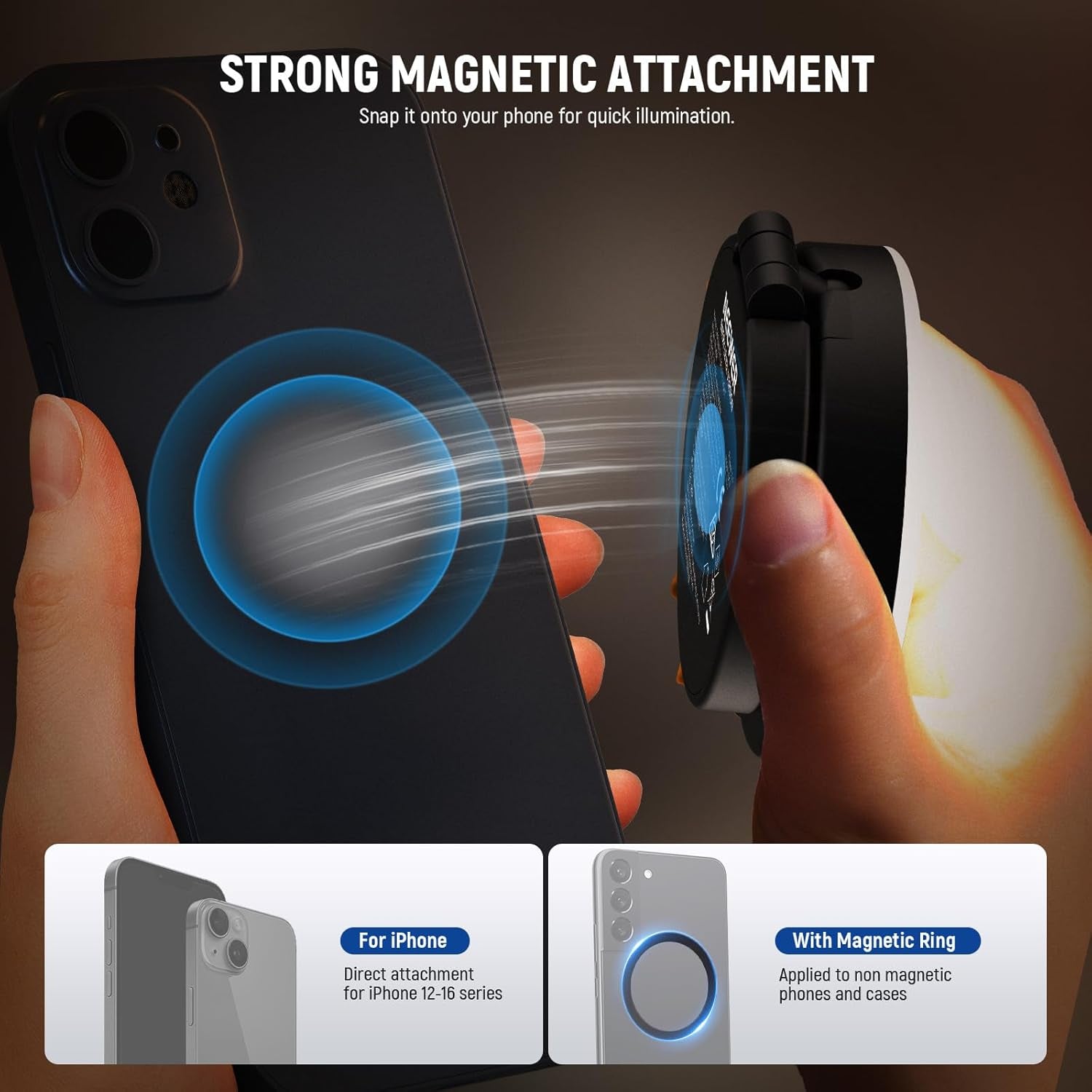 Magnetic Selfie Light Compatible LED