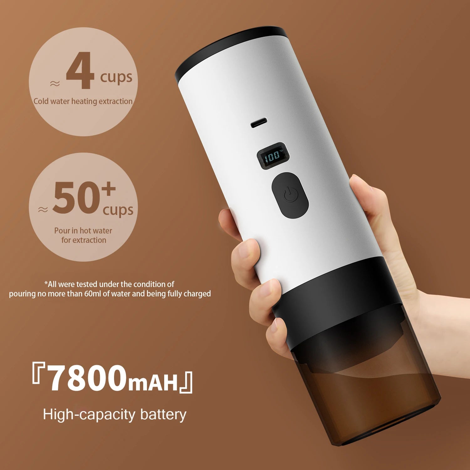 Wireless Portable Coffee Machine Espresso Maker
