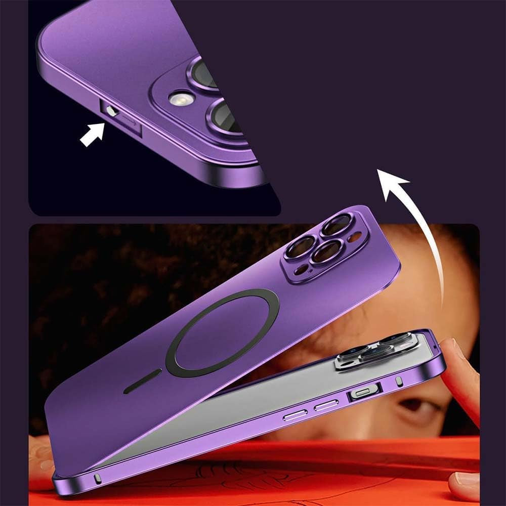 Magnetic Aluminum Matte Shell for Iphone